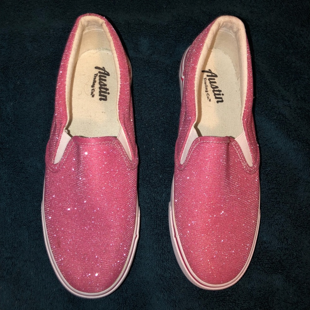Pink Slip-On Sneakers